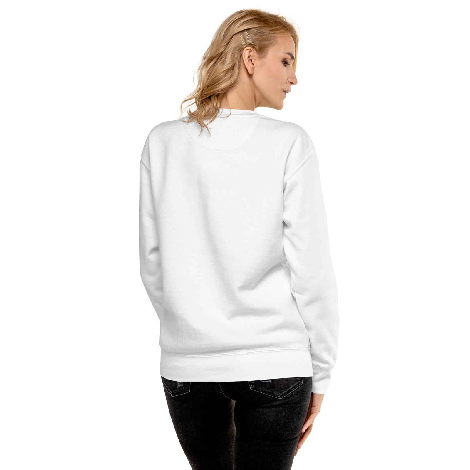 Repeating Premium Sweatshirt Unisex - Image 2